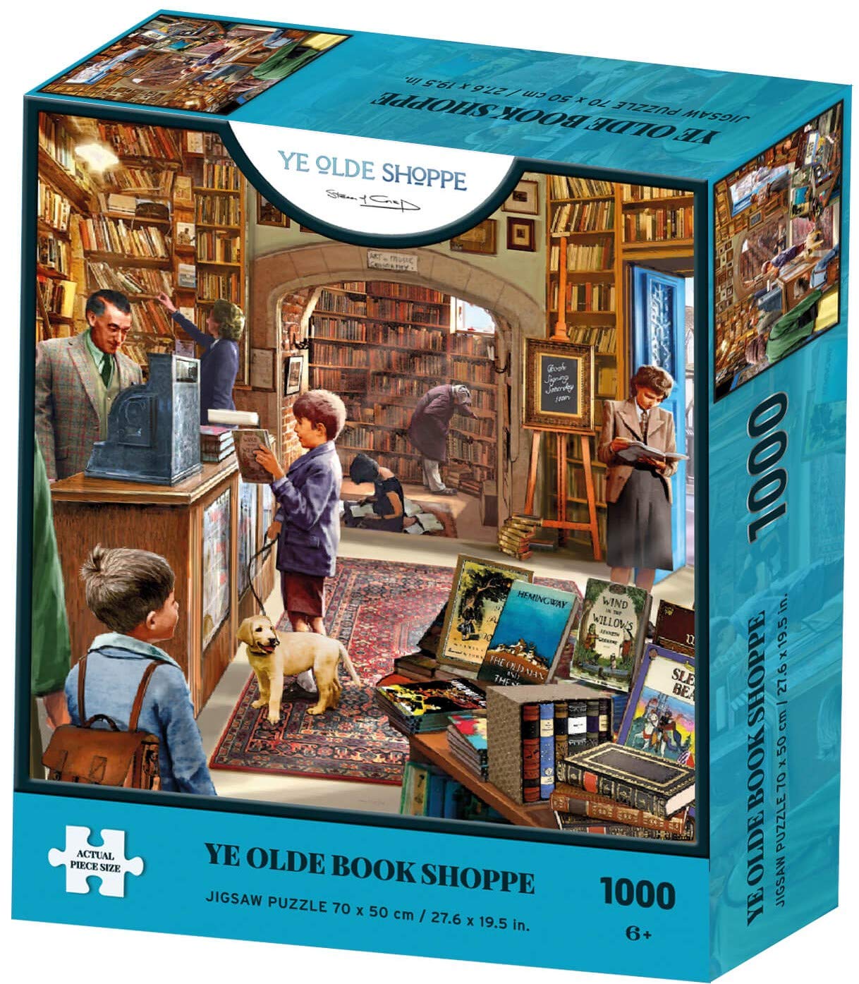 Ye Olde Shoppe K35001 Ye Olde Book Shoppe 1000 Piece Jigsaw Puzzle
