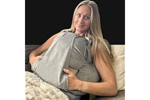 Zomaple Mastectomy Pillow - Post Surgery Pillow, Mastectomy Recovery Must Haves, Breast for After Heart Surgery, Reduction & Augmentation Patients Sleeping, Recovery Seatbelt Protection-Surgery Gift
