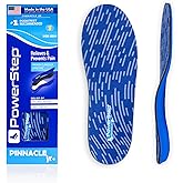 PowerStep Pinnacle Junior Insoles, Children’s Maximum Cushioning Shoe Insert, Relief for Ankle, Knee & Foot Pain, Arch Support for Girls and Boys, Kids Unisex, Made in the USA (Youth 1)