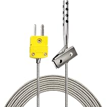 K-Type Thermocouple Sensor with High Temperature Stainless Steel Pointed probe e