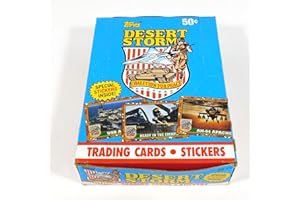 1991 Topps Desert Storm Coalition For Peace Trading Card Box (36 Packs)