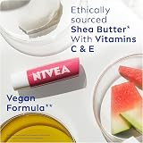 NIVEA Watermelon Shine Lip Balm 4.8g Vegan Pink Lip Care view 4