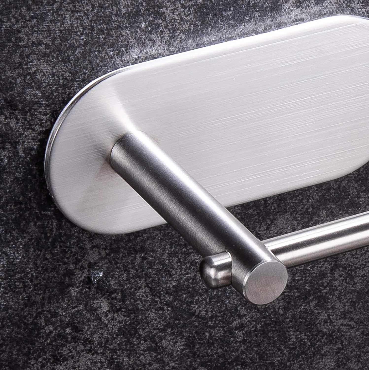 DELITON Hand Towel Holder/Towel Ring - Self Adhesive Bath Towel Bar Stick on Wall for Bathroom, Stainless Steel: Home & Kitchen