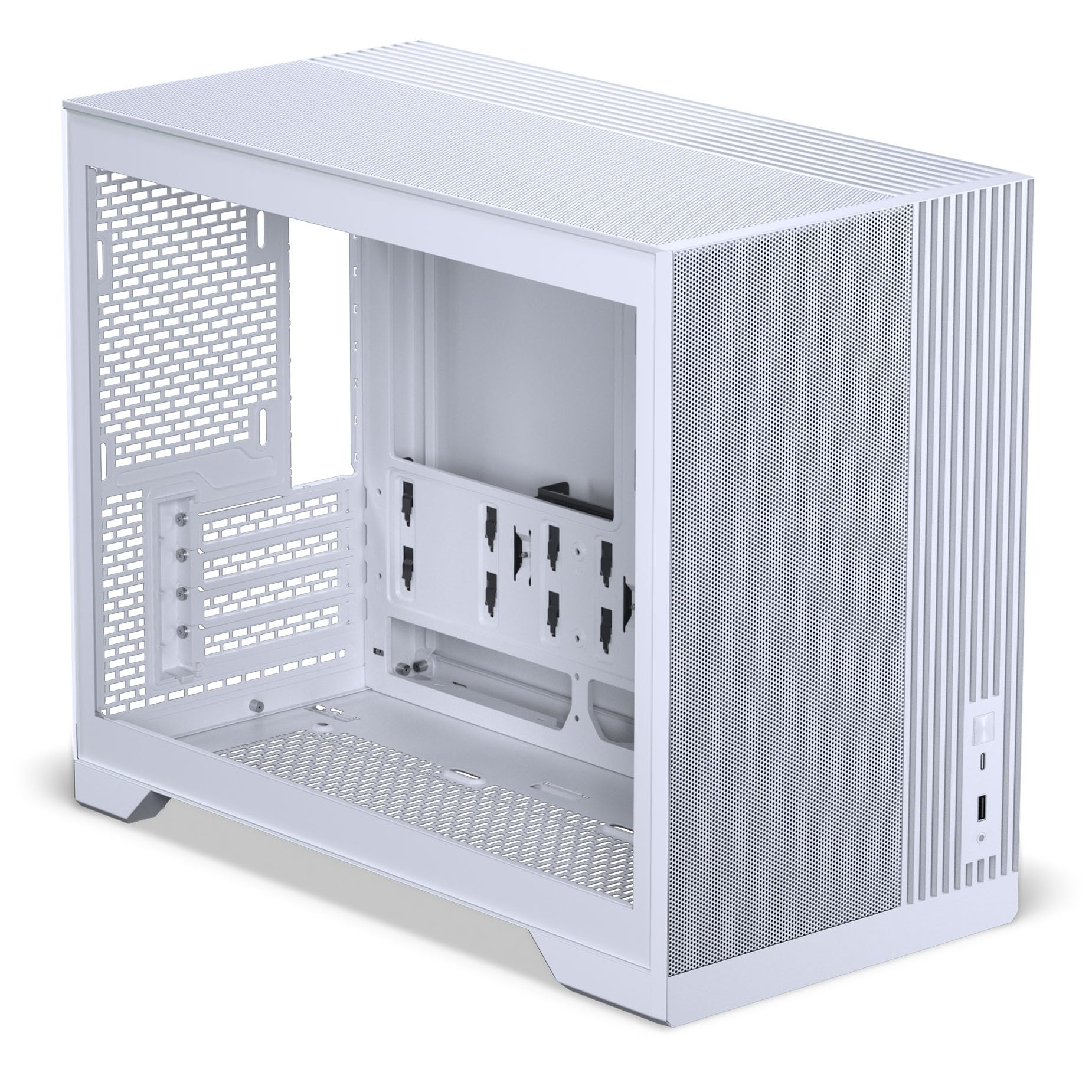 Phanteks XT M3 Mini-Tower PC-Gehäuse Weiß – Kompaktes Micro-ATX Case mit Tempered Glass, Unterstützung für 360-mm-Radiator & 430-mm-Grafikkarten – Ohne Lüfter 5