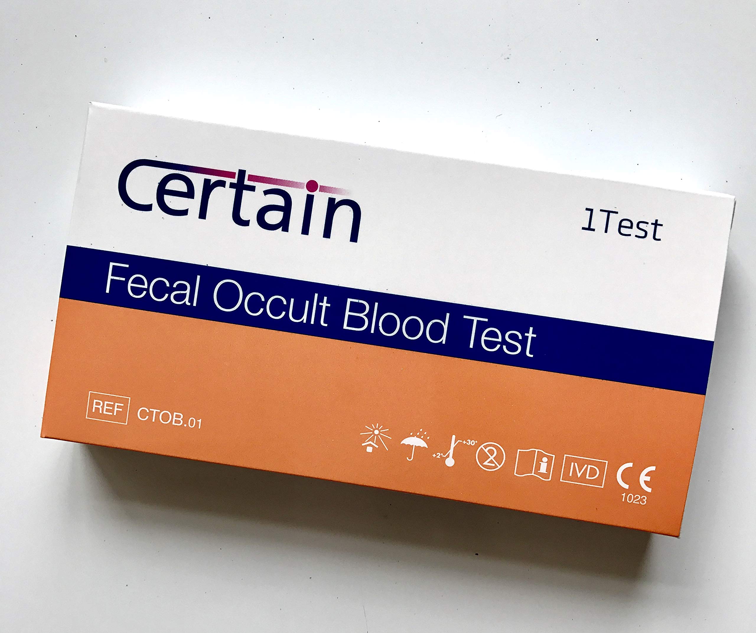 CERTAIN® Diagnostic Bowel Colon Health Test (2 Tests Pack) - Fecal Occult Blood (FOB) Test