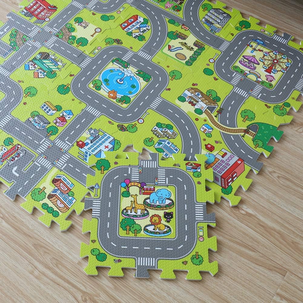 foam road play mat