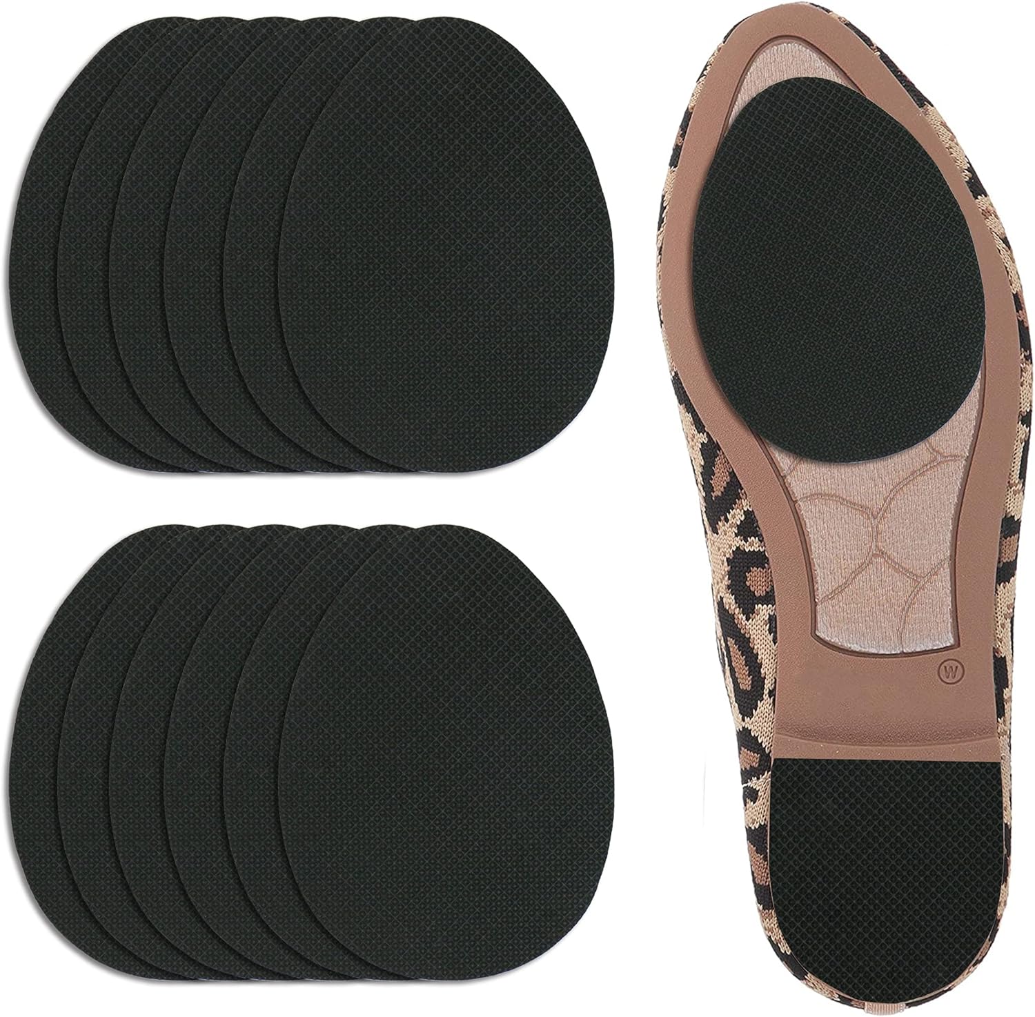 Urchoice NonSkid Shoe Pads, 6 Pairs NonSlip Shoe Stickers Self