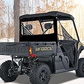 QYMOTO CFMOTO Uforce 600 Rear Windshield,Rear Window Compatible with CFMOTO Uforce 600 Accessories(Remove Roof Mounting)