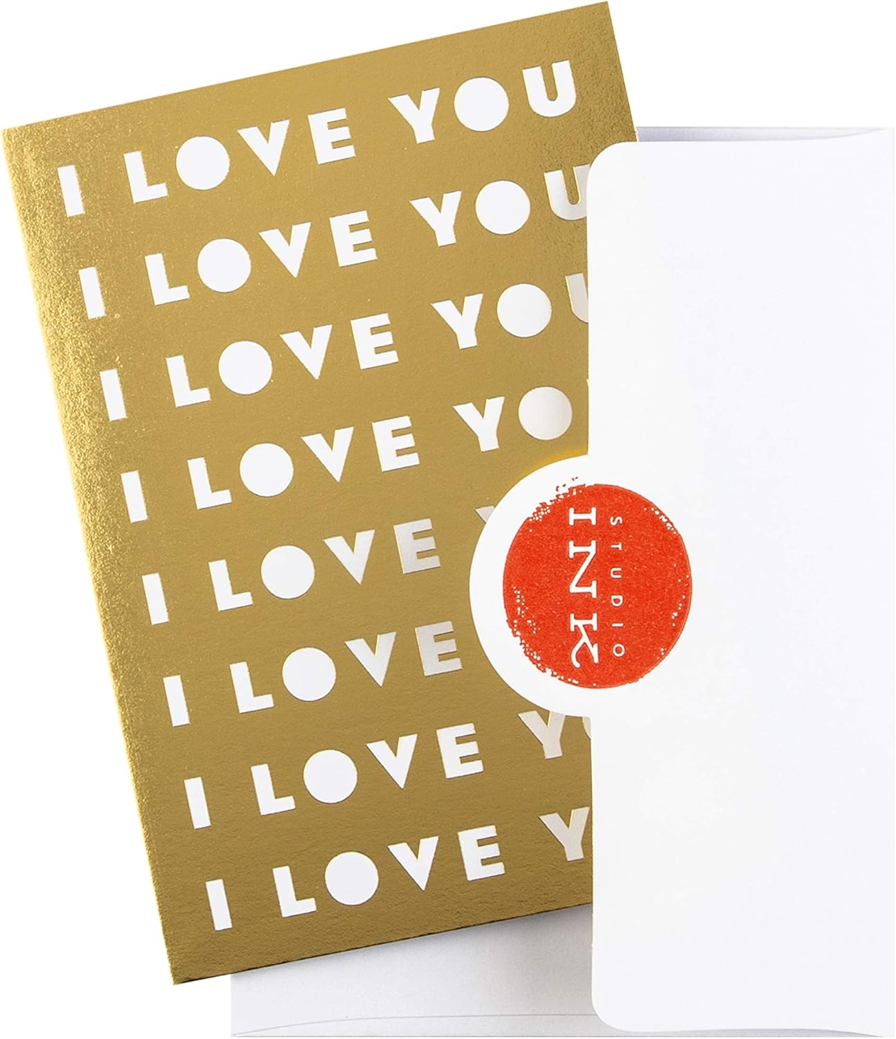 Hallmark Any Occasion I Love You Card - Text Based Design - Image 3