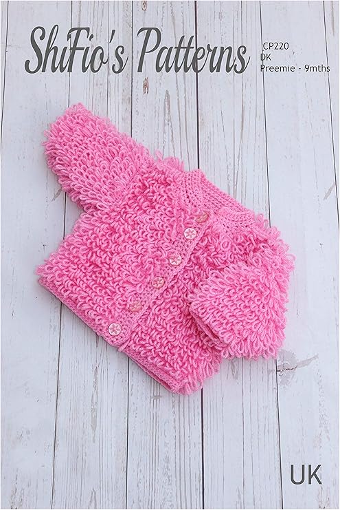 crochet loopy cardigan pattern