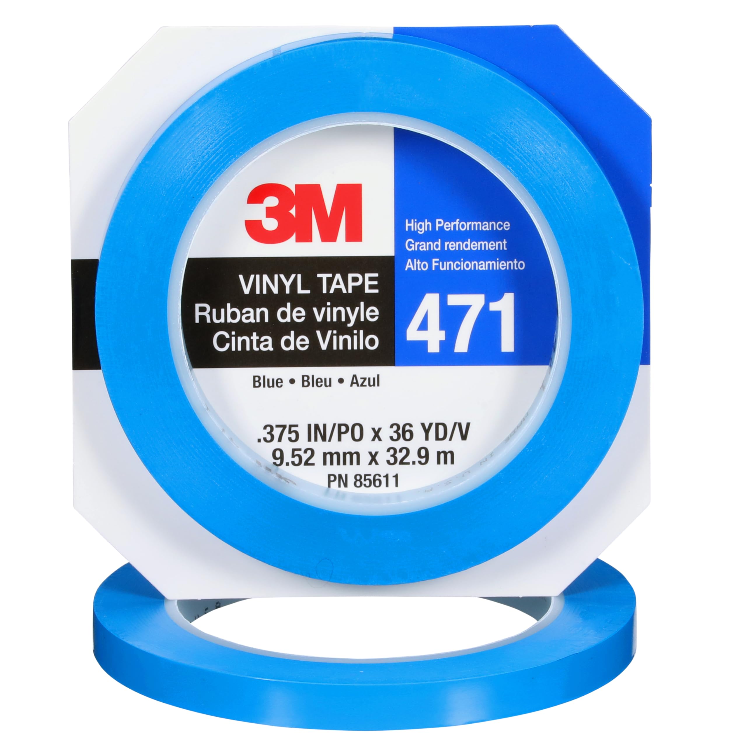 Vinyl Tape 471, 3/8" x 36 yd