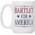 Bartlet for America Campaign Mug - 15oz Deluxe Double-Sided Coffee Tea Mug