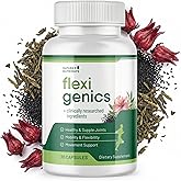 Flexigenics – Natural Support Formula with Green Tea Extract, Black Cumin Seed & Vitamin K2 – Non-GMO, Easy-to-Take – 30 Capsules, 1 Month Supply