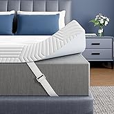 ELEMUSE 3 Inch Gel Memory Foam Mattress Topper Cal King Size Pressure-Relieving Mattress Topper for Back Pain,Non-Slip Design with Removable & Washable Cover, CertiPUR-US