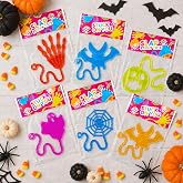 Halloween Treats Non Candy for Kids, 36-100 PCS Sticky Hands Party Favors | Trick or Treat Basket Bucket Goodie Gift Bag Stuffers Fillers for Toddlers, Classroom Games Activities Prizes for Boys Girls