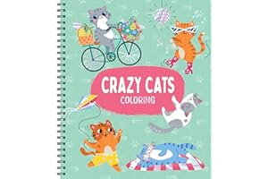 Crazy Cats Coloring
