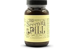 MEDICINE MAN PLANT CO The Serenity Pill 60 Caps - Organic Mood Pills & Anti Stress Supplement w/Ashwagandha Root Extract, Passion Flower Extract, Nutmeg & Green Tea Extract - Natural Passion Flower Supplement for Stress