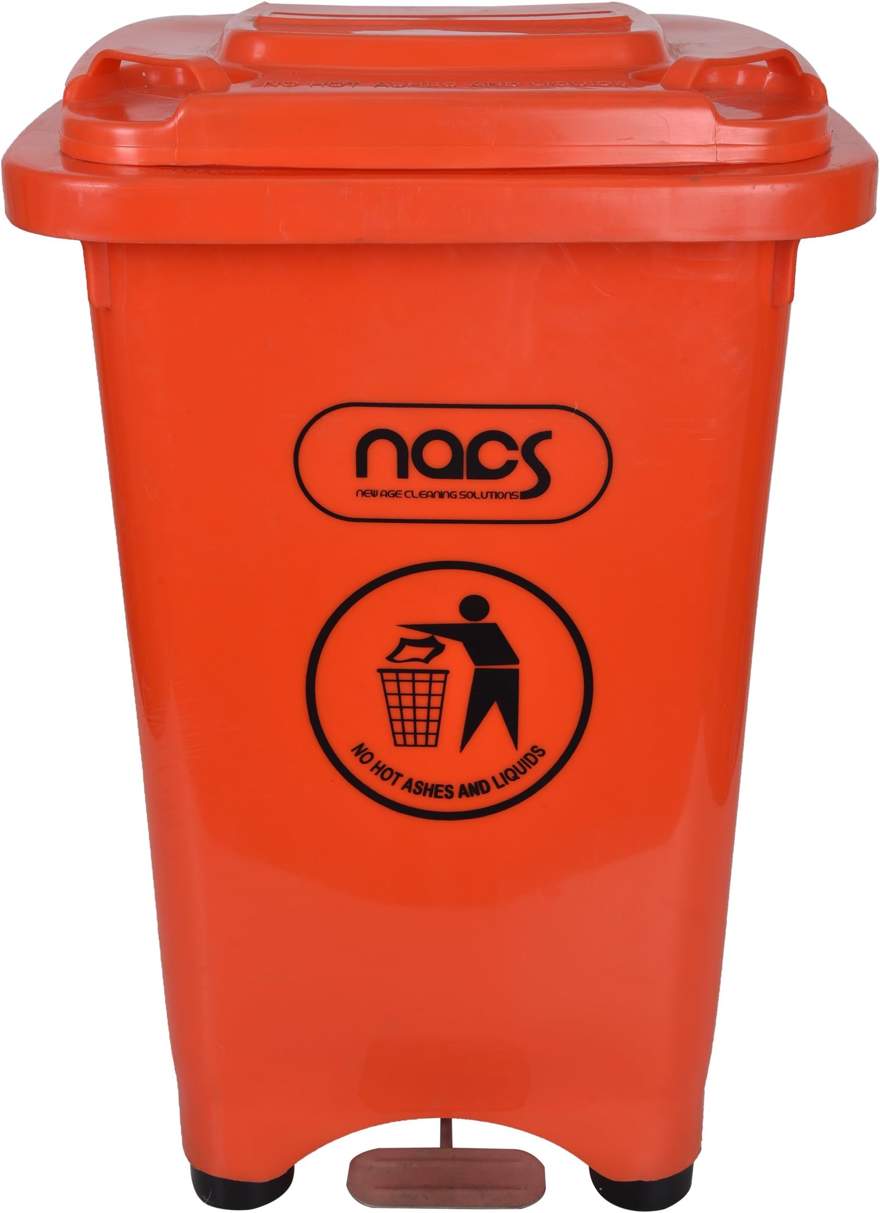 NACS Premium Plastic Dustbins Pedal Bin Bio medical Bin Hospital Bin 50 Liter DIN EN 840 Certified and ISO 9001 2015