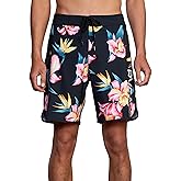 RVCA Mens 4-Way Stretch Fixed Waist 18 Inch Boardshort