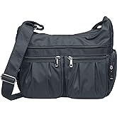 VOLGANIK ROCK Crossbody Purses for Women Shoulder Handbags Lightweight Waterproof Nylon Travel Bag Ladies Pocketbooks