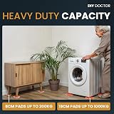 DIY Doctor The Original Deluxe Super Sliders 1 Pack Carpet Wood Floors view 3