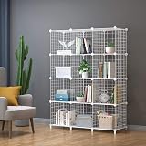 HOMIDEC 12 Cube Wire Storage Shelves Modular Closet Organizer view 3