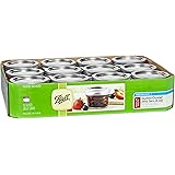 Ball Mason 4oz Quilted Jelly Jars with Lids and Bands, Set of 12