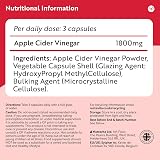 Nutravita Apple Cider Vinegar Capsules 1800mg 60 Day Vegan UK Grown view 5