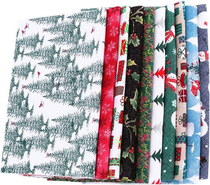Download Milisten 10 Sheets Christmas Cotton Fabric Bundles Square Christmas Tree Quilting Patchwork Precut Santa Claus Printed Fabric Scraps For Christmas Sewing Diy Crafts 20x25cm Amazon Co Uk Kitchen Home Yellowimages Mockups