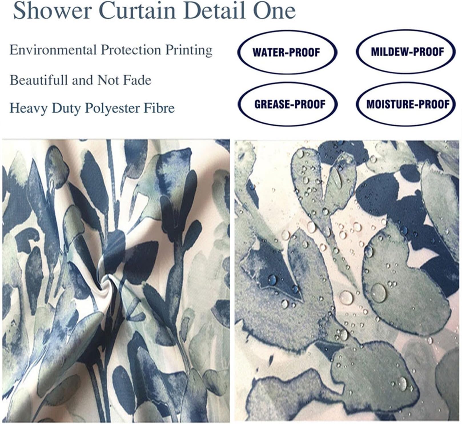 Aireeo Bathroom 2-Piece Suit Dressing Closeup Of A Man In Blue Striped Jacket Correcting Sleeves Shower Curtain And Bath Rug Set, 66" Wx71 H & 23" Wx16 H