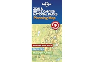 Lonely Planet Zion & Bryce Canyon National Parks Planning Map