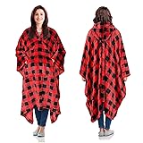 Catalonia Hooded Wearable Blanket Poncho for Adult