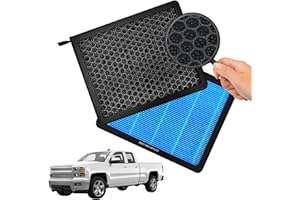ZEZUT CF11809 Cabin Air Filter for 2014-2020 Cadillac Escalade, 2014-2018 Chevy Silverado 1500 and Sierra 1500, 15-19 2500HD and 3500HD, Suburban, Tahoe, Yukon, Activated Carbon, Durable and Sturdy (1Pack)