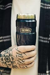 Thermos Stainless King Travel Tumbler 470ml Insulated Hot Cold Midnight Blue view 2
