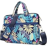 kayond Forest Series Bule Patten Waterproof Laptop Shoulder Messenger Bag Case Sleeve for 14 Inch 14.1 Inch Laptop
