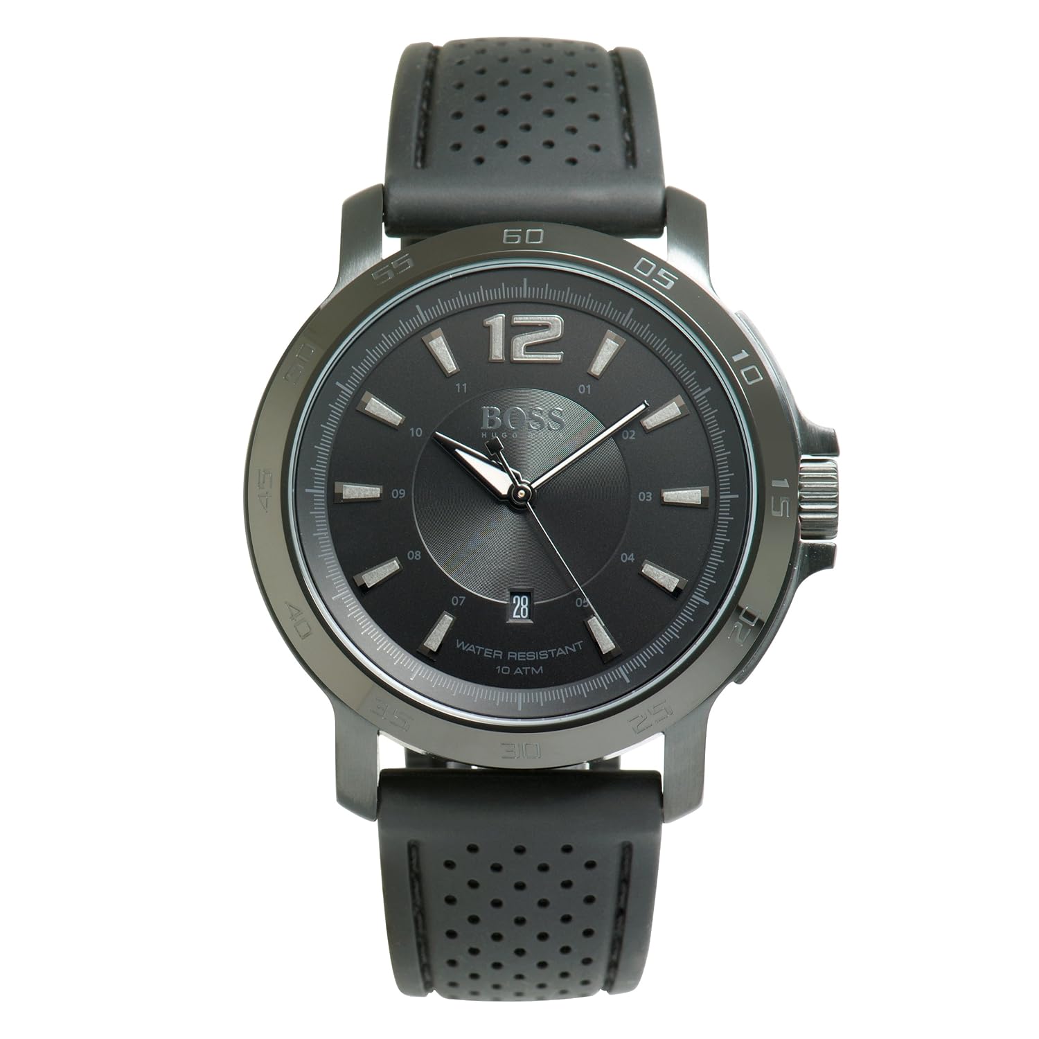 Hugo Boss Black Rubber Band Sports Watch 1512453 Amazon.co.uk Watches