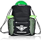 Soccer Bag Backpack - Youth & Kids, Organize Sports Gym Equipment - Boys Girls