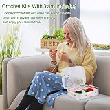 Coopay Crochet Starter Kit for Beginners with Ergonomic Hooks 0.6mm-6mm view 3