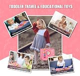 Visator Busy Board Montessori Toys Pink For Toddlers Fine Motor Skills view 5