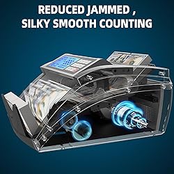 PONNOR Money Counter Machine with Value Bill