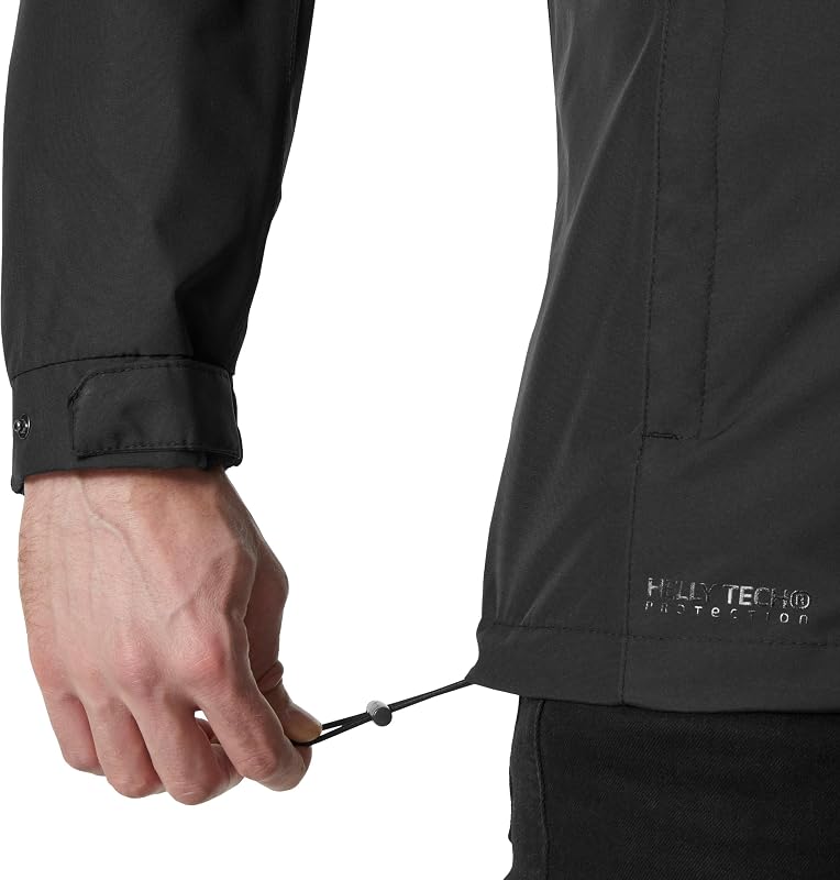 Herren Standard Dubliner Wasserdicht Winddicht Atmungsaktiv Regenmantel Jacke, 990 Schwarz, Medium