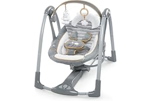 Ingenuity Boutique Collection Swing 'n Go Portable Swing - Bella Teddy