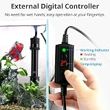 NICREW 100W Submersible Aquarium Heater with External Controller 70 L view 3