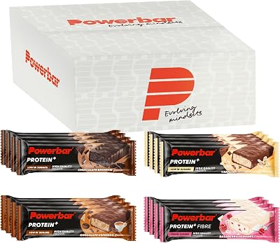 - Protein Plus - Low Sugar Multiflavour Box - 16x35g - Barretta proteica con fibre