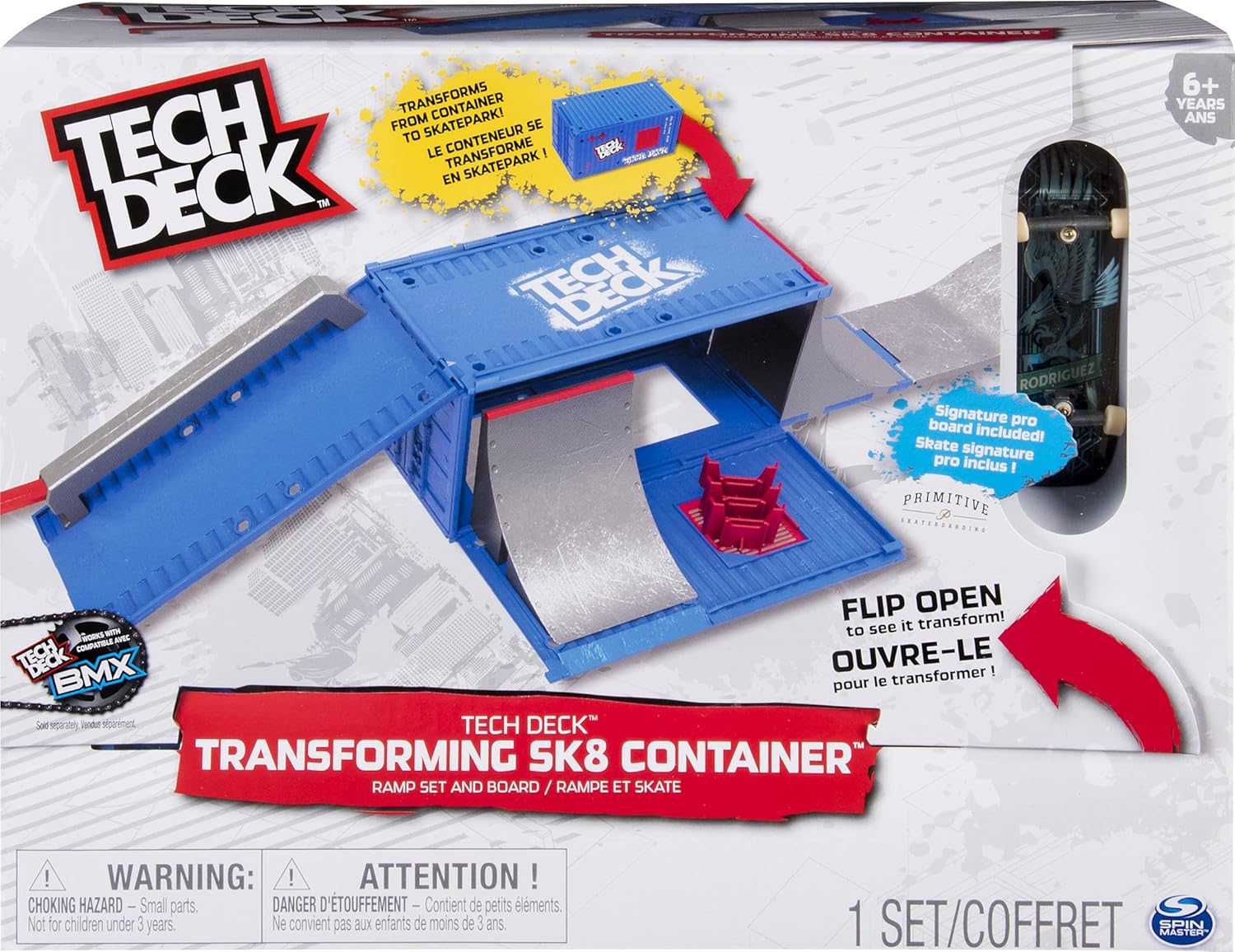 TECH DECK - Transforming SK8 Container 