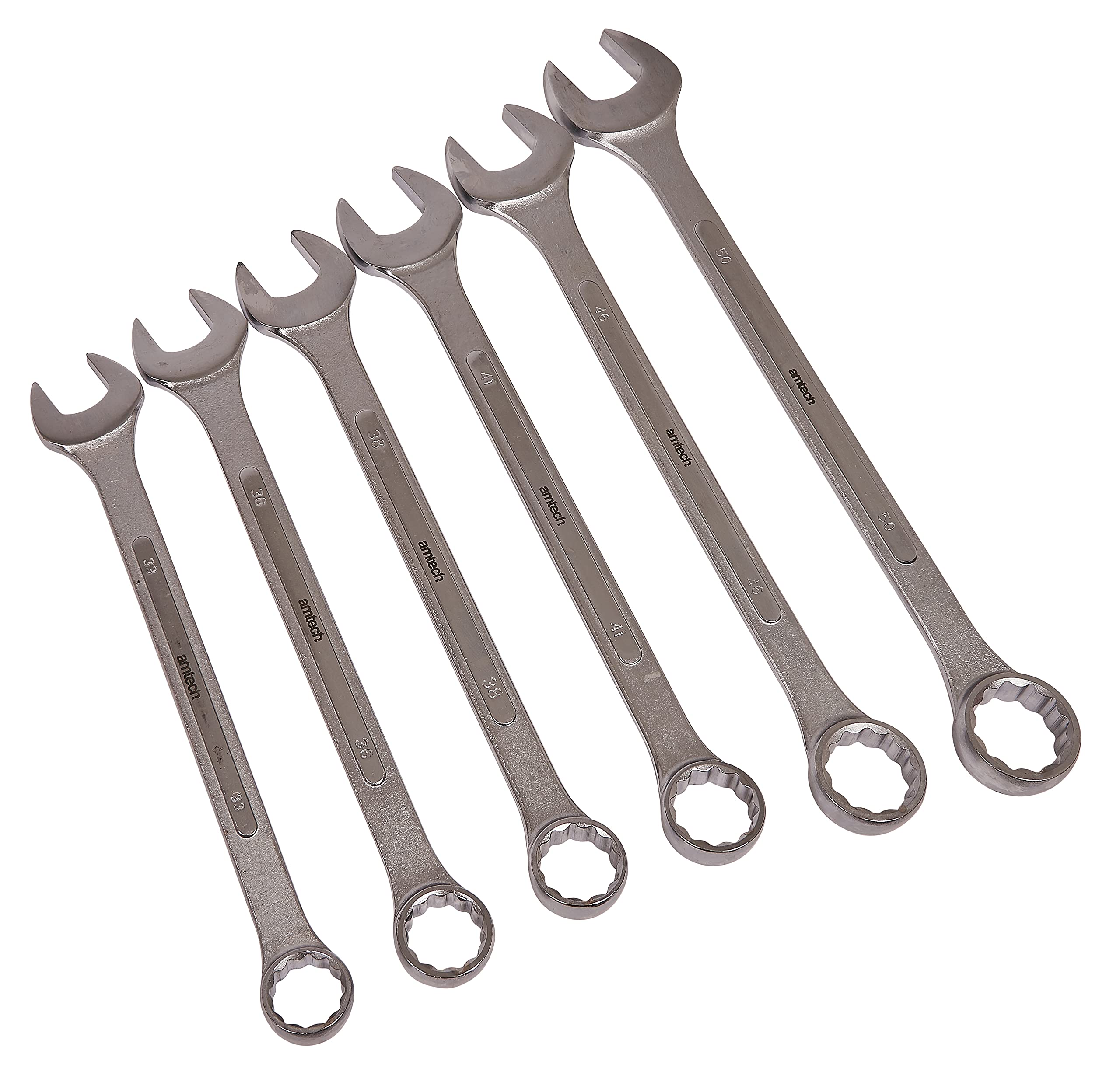 Amtech K1900 6 Piece Jumbo Metric Combination Spanner Set