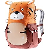 Deuter Kikki Kids' Backpack, Toddler Daypack for School, Travel & Hiking, Lightweight Bag for Boys & Girls Ages 3+ - Mandarine-Redwood