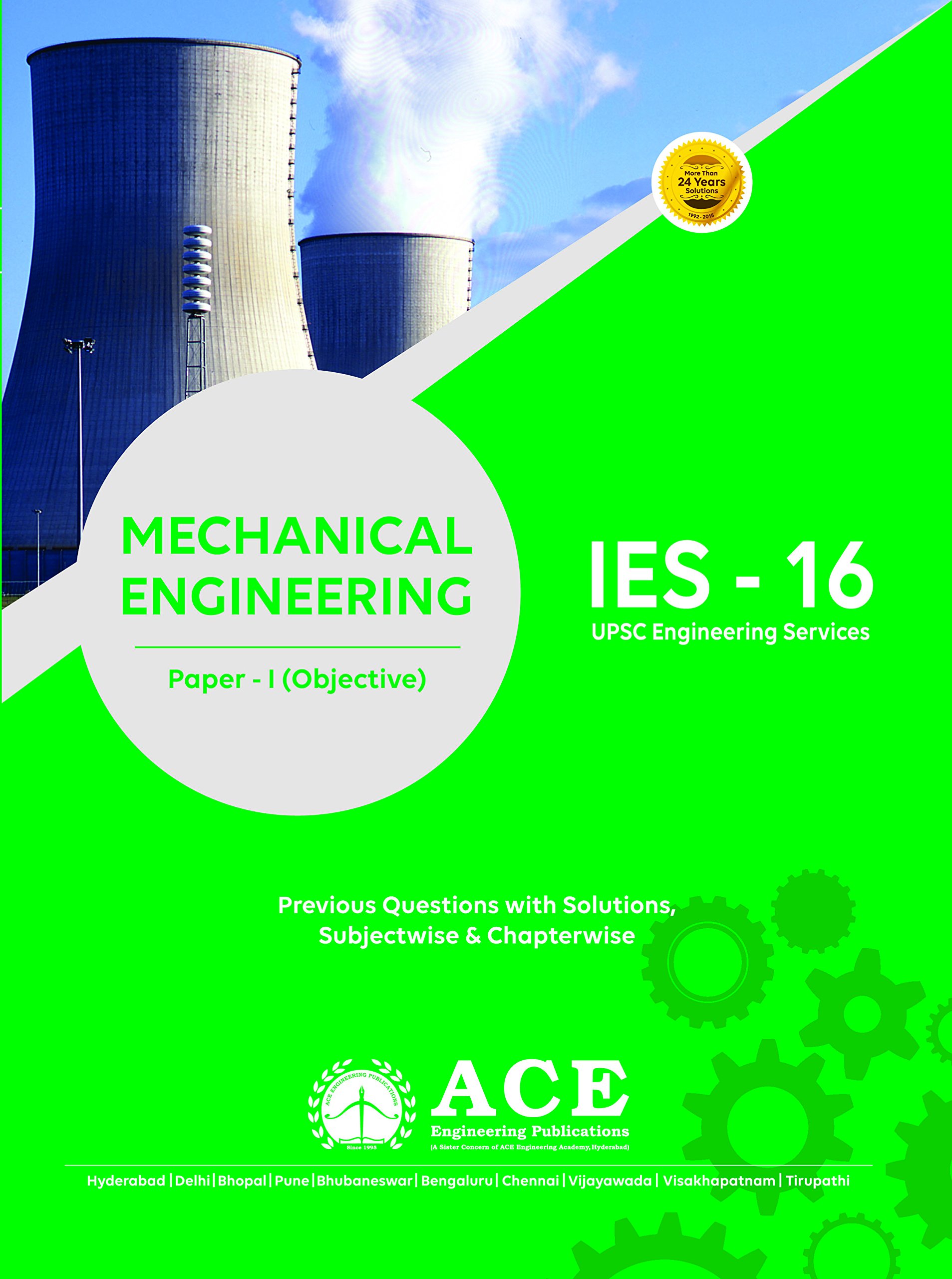 Ies16 Mechanical Engg Objective Paper 1 Previous Questions - 