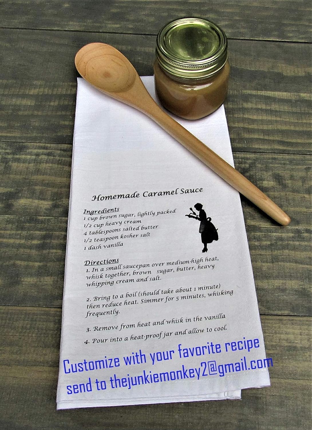 Amazon Com Personalized Custom Recipe Kitchen Tea Towel Kitchen