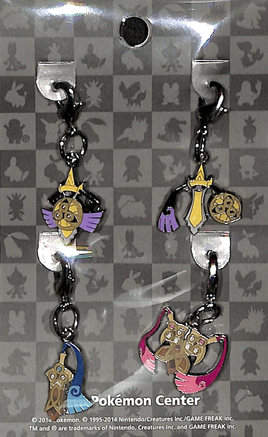 Amazon ポケモンセンターオリジナル 全国ずかんメタルチャーム679 680 681 ヒトツキ ニダンギル ギルガルド シールドフォルム ギルガルド ブレードフォルム アニメ 萌えグッズ 通販